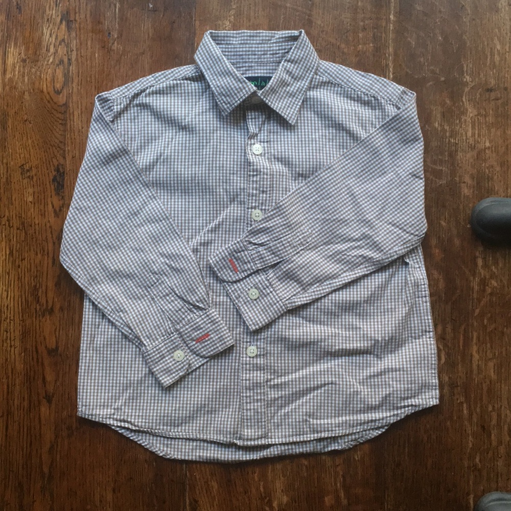 Mini boden 3-4t button up shirt